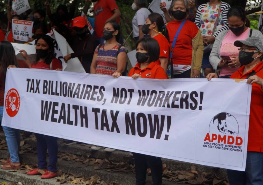 Tax Billionaires not workers