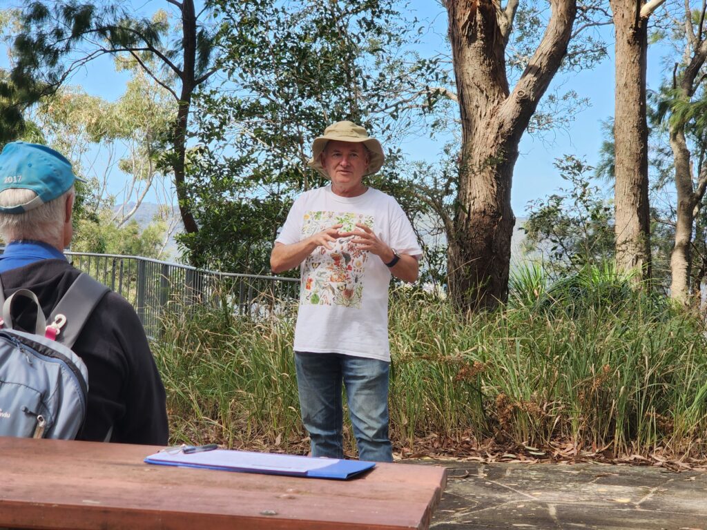 CEN Chair, Gary Chestnut, speaking at Rumbalara Reserve