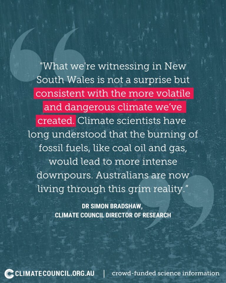 Rising waters, rising urgency as climate crisis hits home in NSW