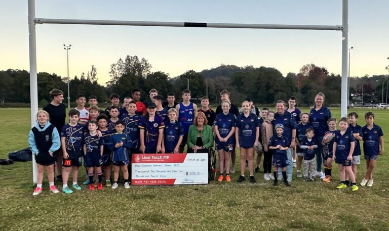 Funding boost for Kariong community sports
